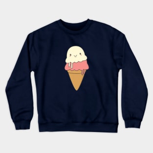 Kawaii Ice Cream Cone T-Shirt Crewneck Sweatshirt